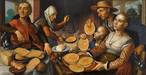Die Pfannkuchenbäckerei, 1560